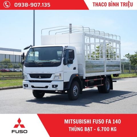 Xe tải Mitsubishi 6 tấn | Fuso FA 140 | Thùng mui bạt