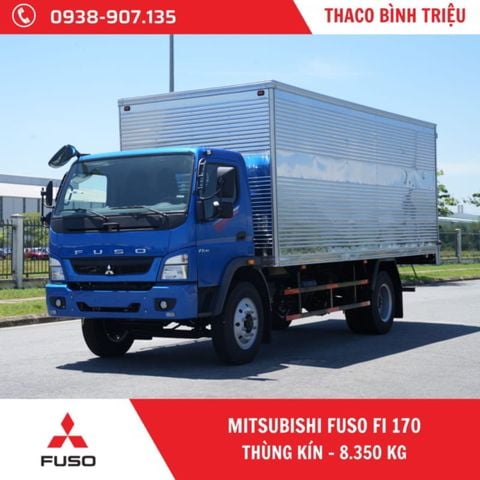 Xe tải Mitsubishi 8 tấn | Fuso FI 170 | Thùng kín 