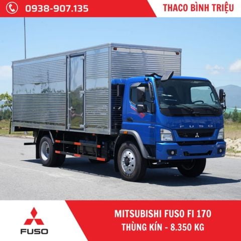 Xe tải Mitsubishi 8 tấn | Fuso FI 170 | Thùng kín