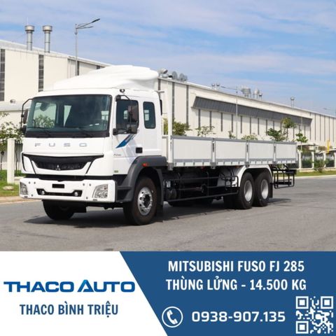  XE TẢI 3 CHÂN FUSO FJ 285 - THÙNG LỬNG 
