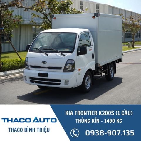 Xe tải KIA Frontier K200S | Thùng kín | 1.49 tấn