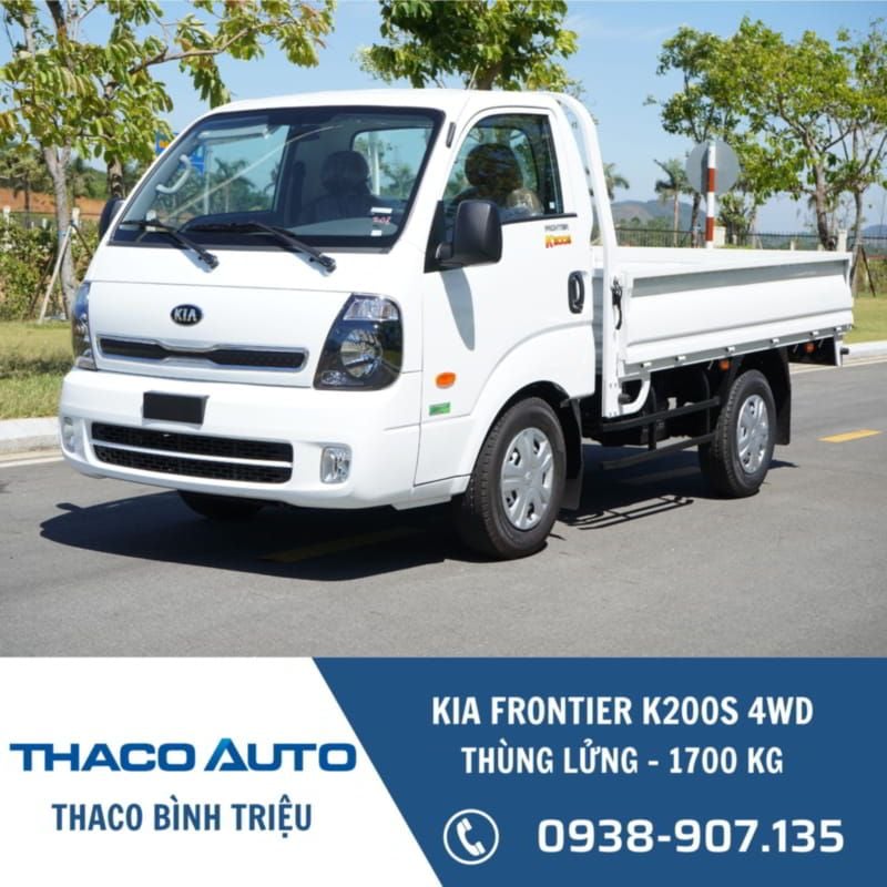XE TẢI KIA FRONTIER K200S 4WD - THÙNG LỬNG