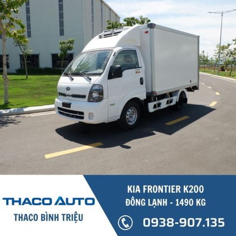 Xe tải KIA Frontier K200 | Thùng đông lạnh | 1.49 tấn 