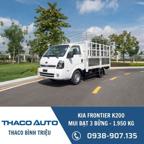 Xe tải KIA Frontier K200 | Mui bạt 5 bửng | 1.95 tấn