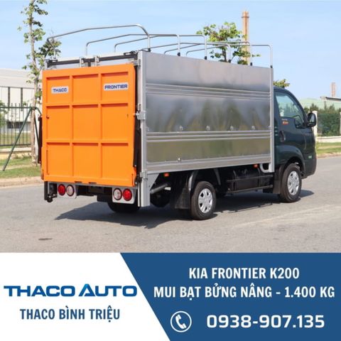 Xe tải KIA Frontier K200 | Mui bạt bửng nâng | 1.4 tấn 