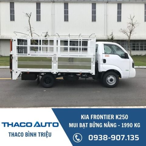 Xe tải KIA Frontier K250 | Thùng mui bạt bửng nâng 1 | 1.99 tấn 