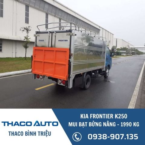  KIA K250 - THÙNG MUI BẠT BỬNG NÂNG 2 