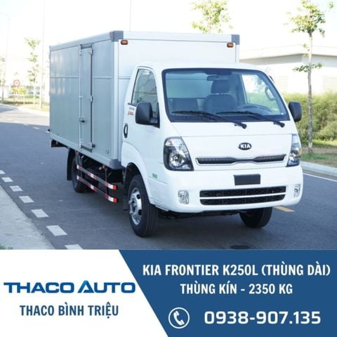 Xe tải KIA Frontier K250L | Thùng kín | 2.35 tấn | thùng dài 4,5 m 