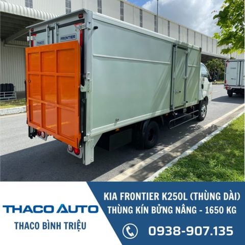 Xe tải KIA Frontier K250L | Thùng kín bửng nâng | 1.95 tấn | Thùng 4,5 m 