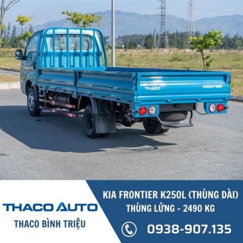 Xe tải Kia Frontier K250L | Thùng lửng | 2.49 tấn | Thùng 4,5 m 