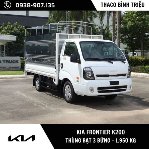 Xe tải KIA K200 | Mui bạt 3 bửng | 1.9 tấn