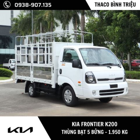 Xe tải KIA K200 | Thùng bạt 5 bửng | 1.95 tấn
