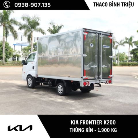 Xe tải KIA K200 | Thùng kín | 1.9 tấn 