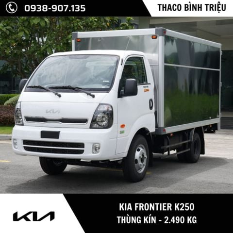 Xe tải KIA Frontier K250 | Thùng kín | 2.49 tấn 
