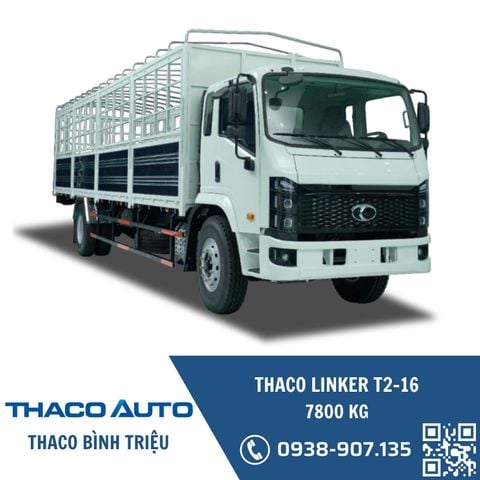 Xe tải Thaco 8 tấn | Thaco Linker T2-16 | Thùng 8,8 m | 9,9m