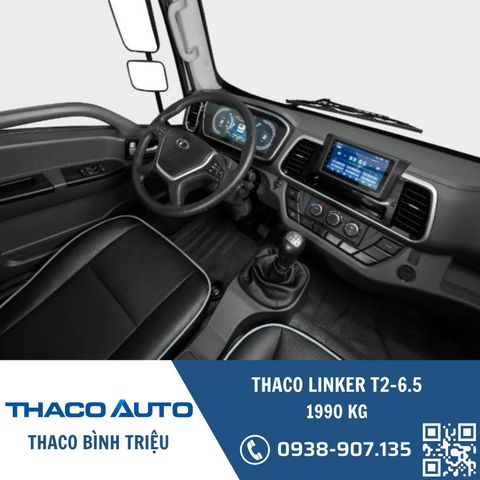 Xe tải Thaco 1.9 tấn | Linker T2-6.5 | Thùng lửng 4,45 m 
