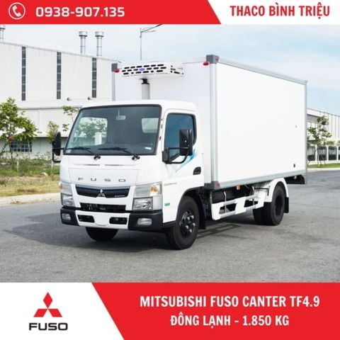 XE TẢI MITSUBISHI 1.9 TẤN FUSO CANTER TF4.9 - THÙNG ĐÔNG LẠNH 