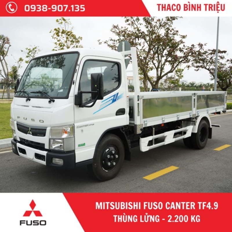 XE TẢI MITSUBISHI FUSO CANTER TF4.9 - THÙNG LỬNG