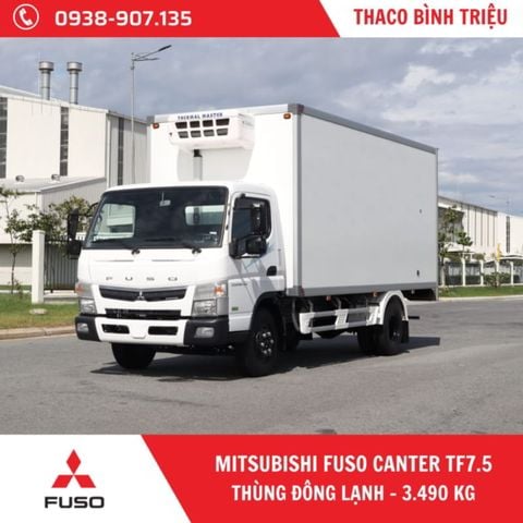 XE TẢI MITSUBISHI 3.5 TẤN FUSO CANTER TF7.5 - THÙNG ĐÔNG LẠNH