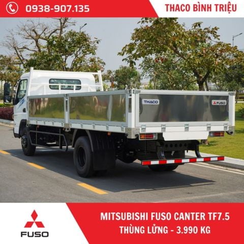 XE TẢI MITSUBISHI 3.5 TẤN FUSO CANTER TF7.5  - THÙNG LỬNG 