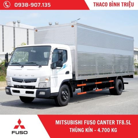 Xe tải Mitsubishi 5 tấn | Fuso Canter TF8.5L | Thùng kín