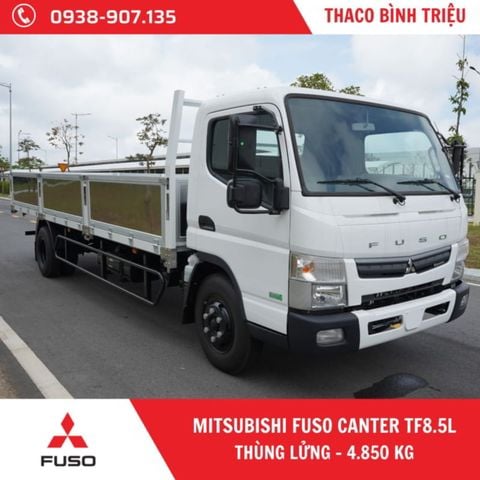 Xe tải Mitsubishi 5 tấn | Fuso Canter TF8.5L | Thùng lửng 