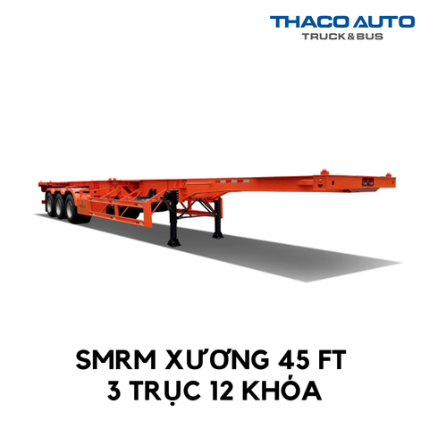  SƠ MI RƠ MOÓC XƯƠNG | 3 TRỤC | 12 KHÓA | 45 FEET 