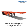 SƠ MI RƠ MOÓC XƯƠNG | 3 TRỤC | 8 KHÓA | 40 FEET