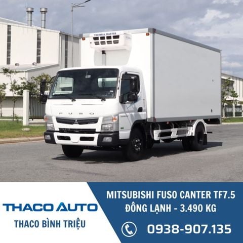Xe tải đông lạnh 3.5 tấn | Mitsubishi Fuso Canter TF7.5 