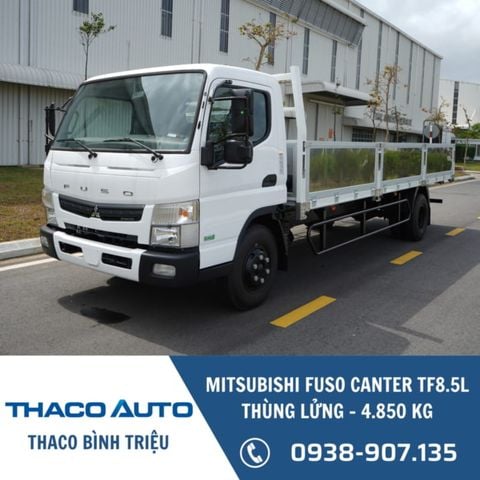 Xe tải Mitsubishi 5 tấn | Fuso Canter TF8.5L | Thùng lửng 