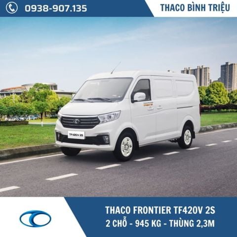 XE TẢI VAN THACO  2 CHỖ | TF420 V 2S | 945 KG | THÙNG 2,3M