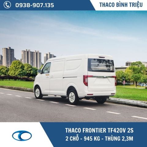 XE TẢI VAN THACO  2 CHỖ | TF420 V 2S | 945 KG | THÙNG 2,3M 