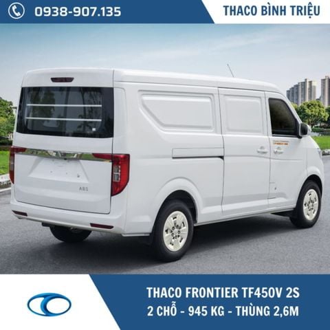 XE TẢI VAN THACO  2 CHỖ | TF450 V 2S | 945 KG | THÙNG 2,6M 