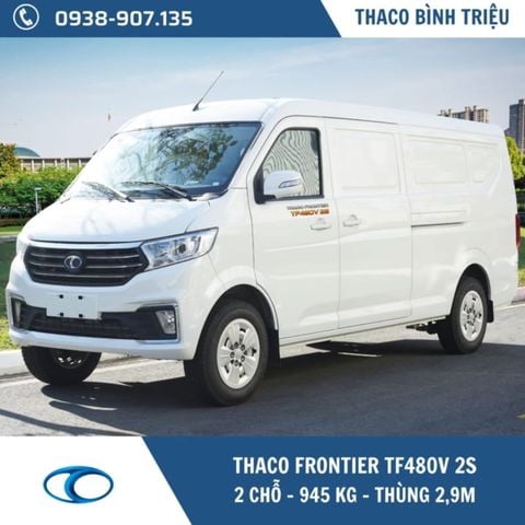 XE TẢI VAN THACO 2 CHỖ | TF480V 2S | 945 KG | THÙNG DÀI 2,9 M