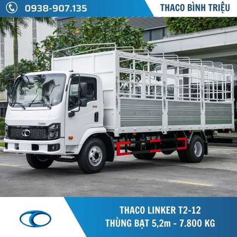 Xe tải Thaco 7 tấn | Linker T2-12 | Thùng kín 5,2 m 