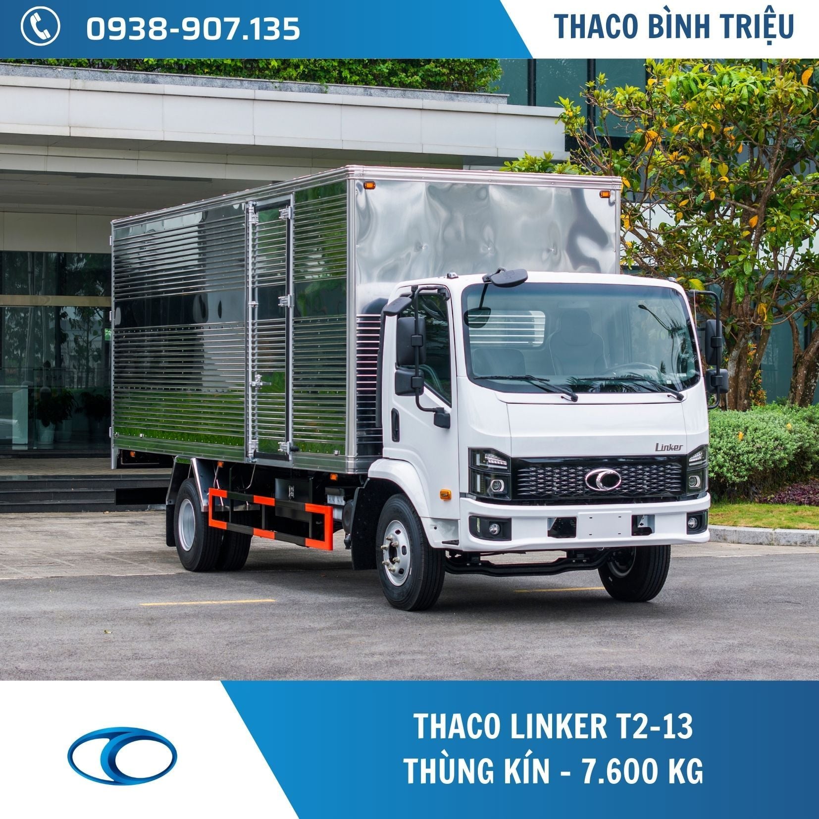 XE TẢI 7 TẤN THACO LINKER T2-13  - THÙNG KÍN