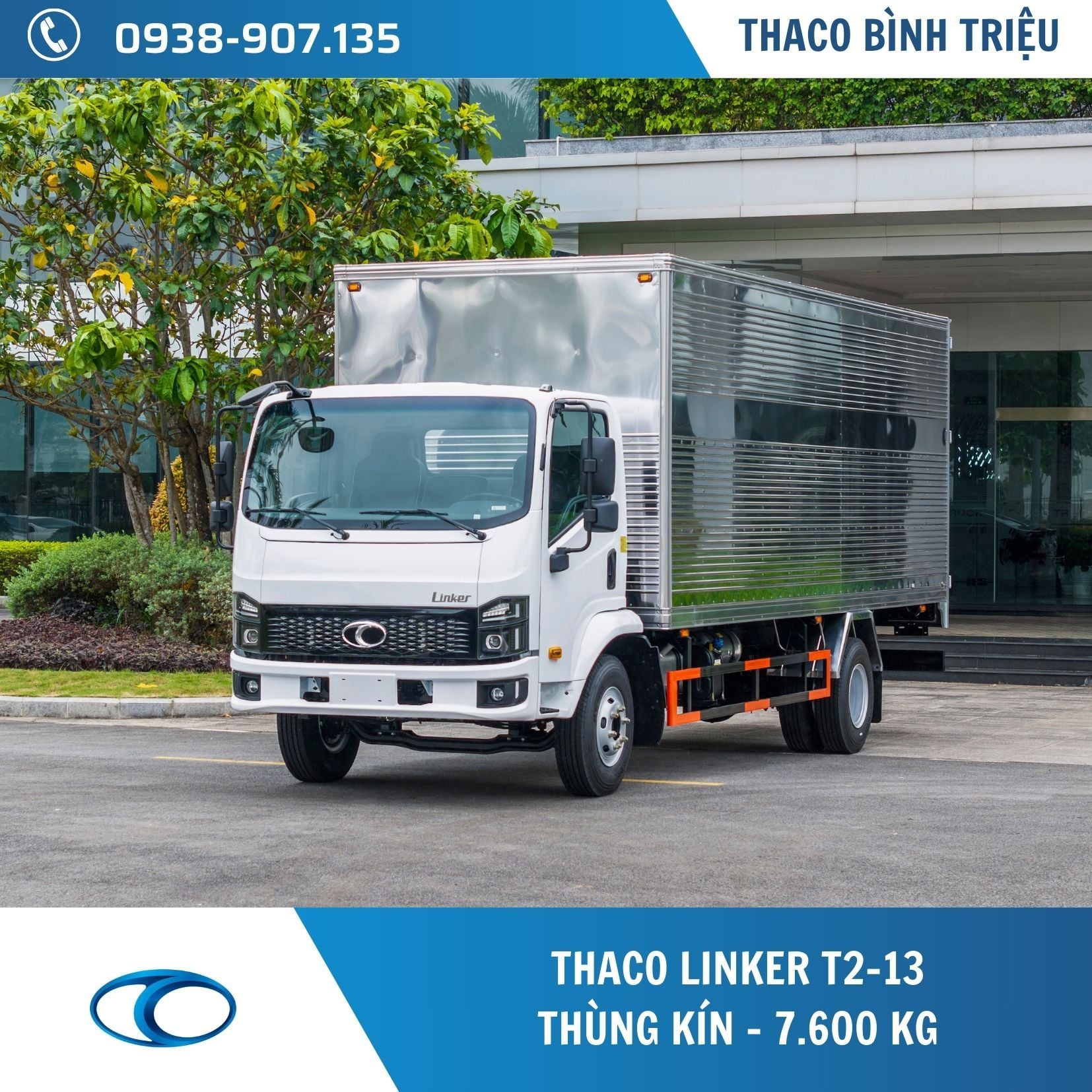 XE TẢI 7 TẤN THACO LINKER T2-13  - THÙNG KÍN