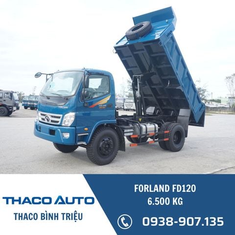 Xe ben Thaco Forland FD120 | Xe ben Thaco 6.5 tấn | Xe ben 5 khối 