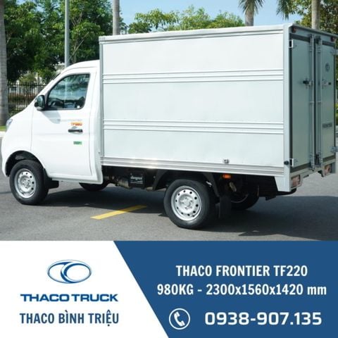 THACO FRONTIER TF220 | THÙNG KÍN | 980KG 