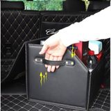  Thùng Đựng Đồ Xe Hơi Gấp Gọn Chất Liệu Da Cao Cấp 