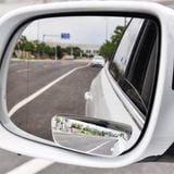  Gương Cầu Lồi Dạng Chữ Nhật Xoay 360 Độ Xóa Điểm Mù 