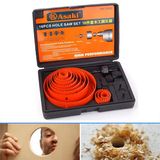  Bộ Công Cụ Khoét Lỗ Gỗ Và Thạch Cao 16 Chi Tiết Asaki 