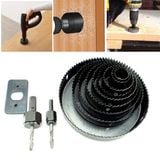  Bộ Mũi Khoan Khoét Lỗ Gỗ Thạch Cao 8 Chi Tiết Đa Năng 