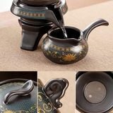  Bộ Ấm Chén Trà Đạo Cối Xay Họa Tiết Sang Trọng 