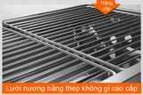  Full Bộ Bếp Nướng Than Hoa Ngoài Trời Chân Cao Size Lớn 