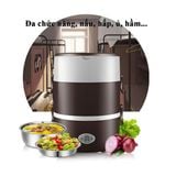  Hộp Cơm Giữ Nhiệt 3 Tầng Cắm Điện Nhỏ Gọn 