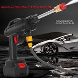  Máy Rửa Xe Mini Áp Lực Cao Dùng Pin Không Dây 