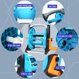  Khung Cuộn Ống Tưới, Dây Tưới Tiện Dụng Có Thể Treo Tường 