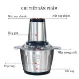  Máy xay thịt inox 304 Xay Thịt Đa Năng 