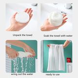  Khăn Tắm Cotton Dạng Nén Nhỏ Gọn Dành Cho Du Lịch 